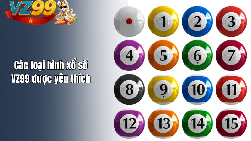 Các Loại Hình Xổ Số VZ99 Phổ Biến Nhất Hiện Nay Các loại hình xổ số VZ99 được yêu thích