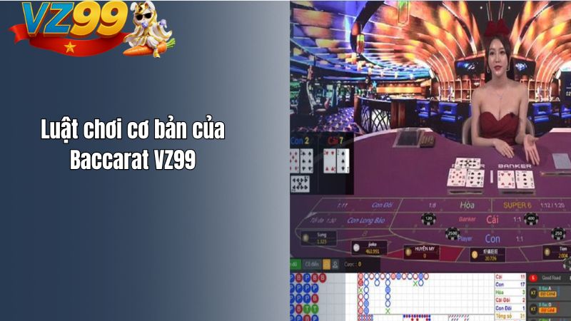 Luật chơi cơ bản của Baccarat VZ99